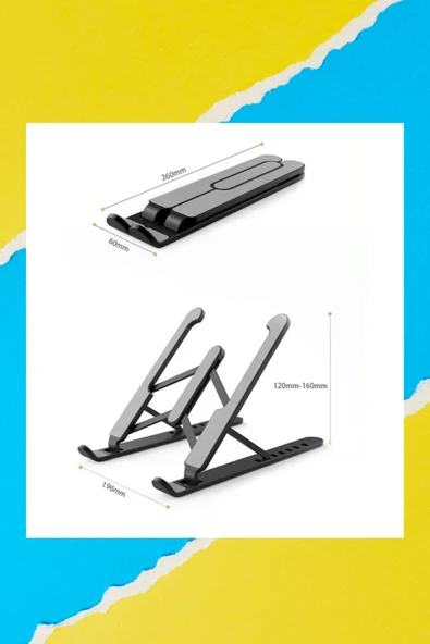 P111  ABS Laptop Standı - Resim 4