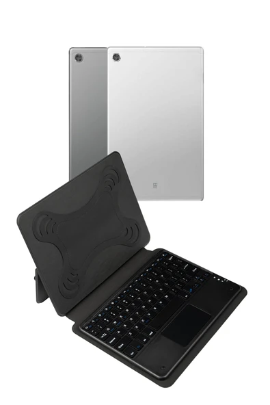 Fuchsia Savvy Keyboard M10 Plus X606F Bluetooh Bağlantılı Standlı Klavyeli Tablet Kılıfı ürün görseli 1