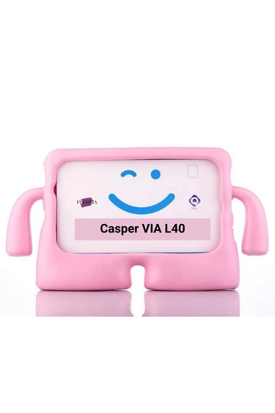 Fuchsia CASPER Via L40-G 10.4" ile Uyumlu kOkO Eğlenceli Karakterli Standlı Çocuk Tablet Kılıfı ürün görseli 1