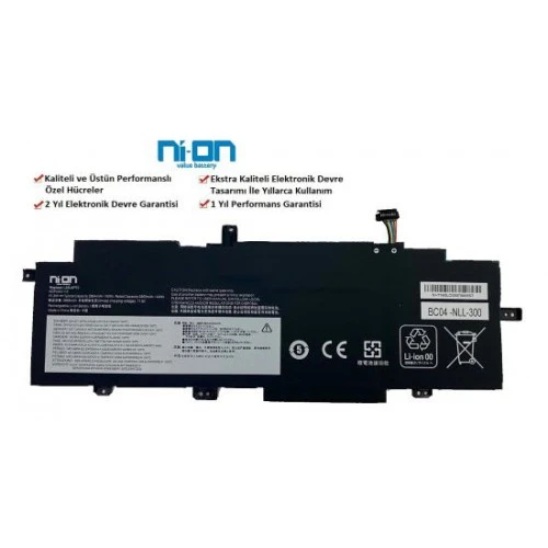 Nion Lenovo ThinkPad T14S GEN 2-20WM0099GB,ThinkPad T14S GEN 2-20WM009RUK Notebook Batarya - Pil ürün görseli 1