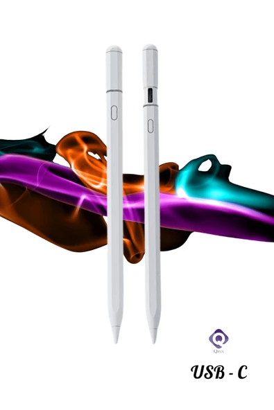 iPad 9. Nesil Uyumlu Pencil USB-C Avuç İçi Red Eğim Özellikli Bluetooth Bağlantılı Stylus Kalem ürün görseli 1