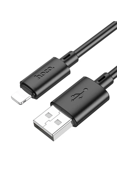 Hoco. X88 1M USB to Lightning Şarj Data Kablosu - Siyah - Resim 2