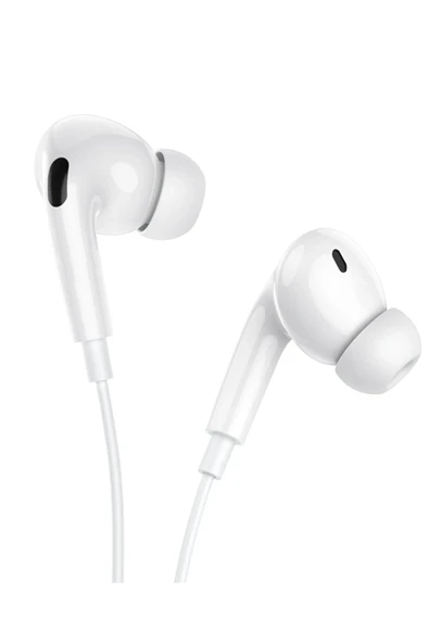 Hoco. M111 Pro Lightning Dijital Mikrofonlu Kablolu Kulaklık - Beyaz ürün görseli 1
