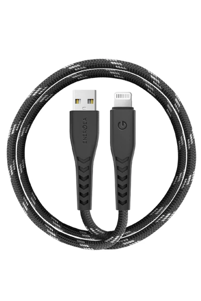 C89 NyloFlex 3M 3A USB to Lightning Hızlı Şarj Kablo - Siyah ürün görseli 1