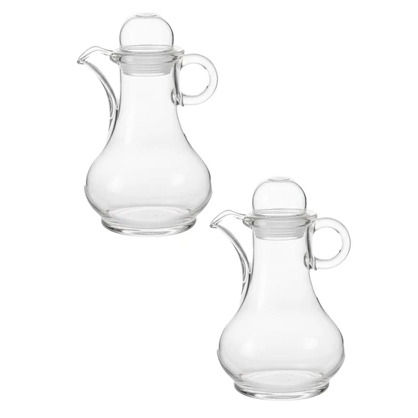 Porsima Pbt-570 Kapaklı Akrilik 2li Yağlık Sirkelik Yağdanlık Seti 80ml ürün görseli 1