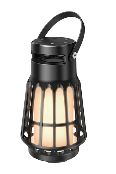 Hoco. BS61 Wild Fun Kamp Işıklı Bluetooth Kablosuz Hoparlör - Siyah ürün görseli 1