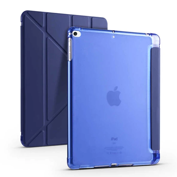 Apple iPad 9.7 2017 2018 5.6.Nesil Kalemlikli Katlanabilir Kılıf ürün görseli 1