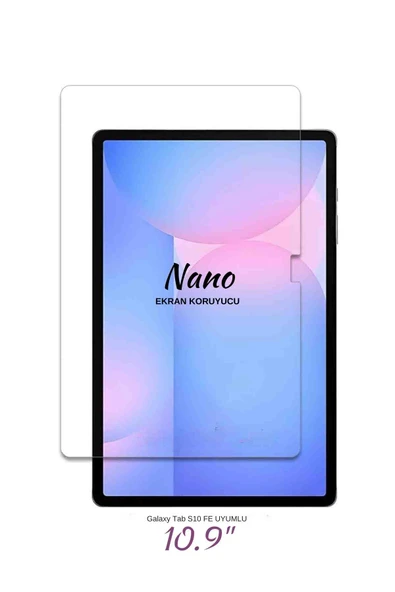Galaxy Tab S10 FE Uyumlu 10.9 inç Fuchsia Nano Ekran Koruyucu Ultra İnce Screen Protector ürün görseli 1