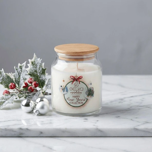 Selka Home 2'li New Year’s Küçük Boy Special Kokulu Mum – Yılbaşı Özel Koleksiyonu ürün görseli 1