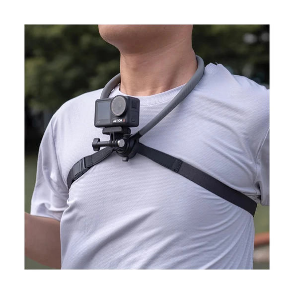 Pgytech Caplock™ Action Camera Neck Mount Max - Resim 4