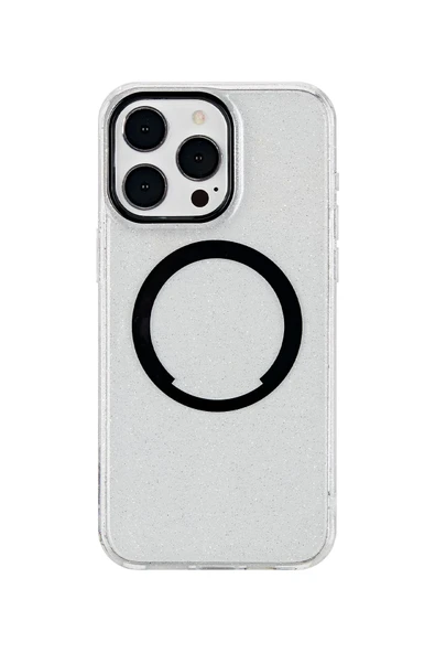Fuchsia iPhone 15 Pro Max ile Uyumlu Tanya Kablosuz Şarj Özellikli Kapak - Desen 5 ürün görseli 1