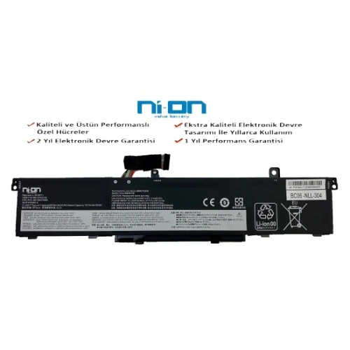 Nion Lenovo SB10T83201,5B10W13958 Laptop Notebook Batarya pil ürün görseli 1