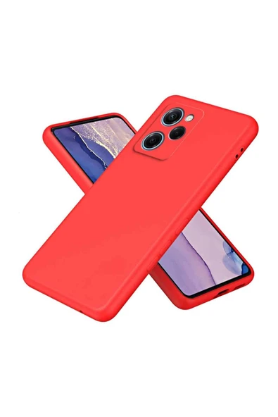 Poco X5 Pro 5G Uyumlu Fuchsia Nano İçi Kadife Silikon Telefon Kılıfı ürün görseli 1