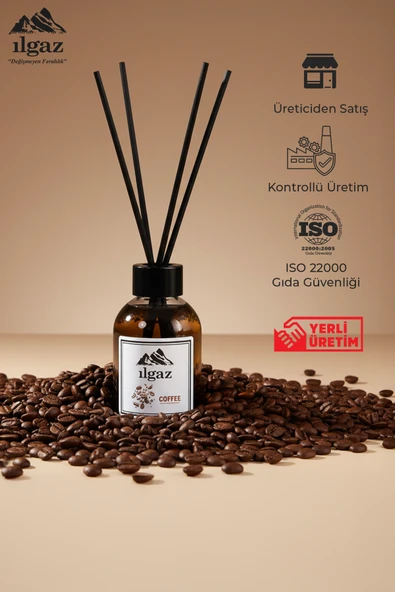 Kahve Bambu Çubuklu Oda Kokusu 110 ml Red Diffuser Coffe Ortam Kokusu - Resim 6
