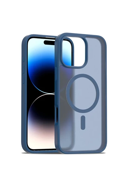 iPhone 16 Pro Jota Magneticsafe Kapak - Lacivert ürün görseli 1