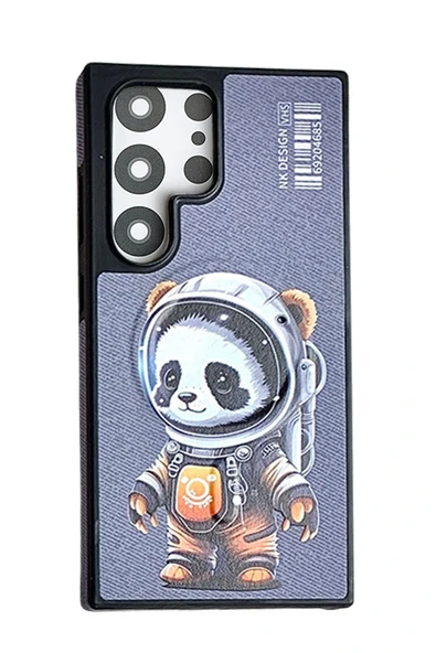 Fuchsia Samsung Galaxy S24 Ultra ile Uyumlu Fun Kablosuz Şarj Özellikli Kapak - Mor ürün görseli 1