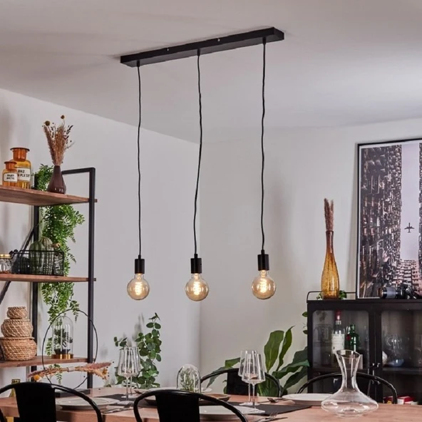 RİOLİGHT RETRO MASA ÜSTÜ SARKIT AVİZE UZUNLUK: 60CM ürün görseli 1