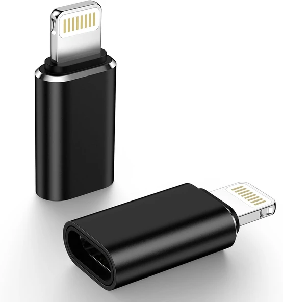 Daytona Lightning to USB Type C 2 Adet Dönüştürücü Adaptör IPhone ve IPad Uyumlu - Iphone 14'e Kadar Uyumlu ürün görseli 1