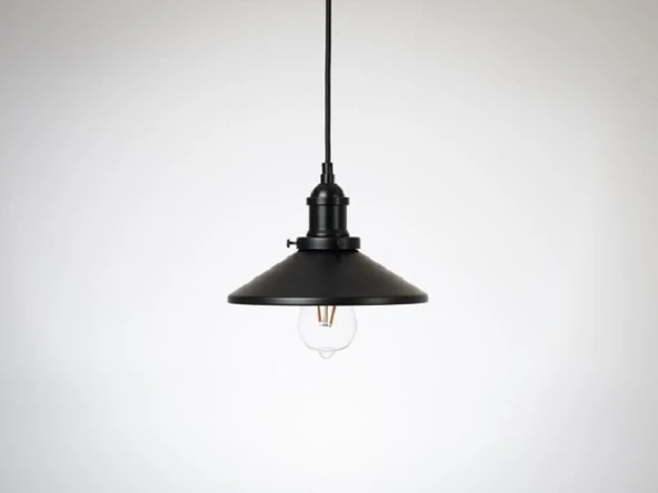 RİOLİGHT RETRO TEKLİ METAL SARKIT AVİZE ŞAPKA ÇAPI:22CM ürün görseli 1