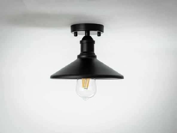 RİOLİGHT RETRO TEKLİ METAL PLOFONYER AVİZE ŞAPKA ÇAPI: 22CM ürün görseli 1