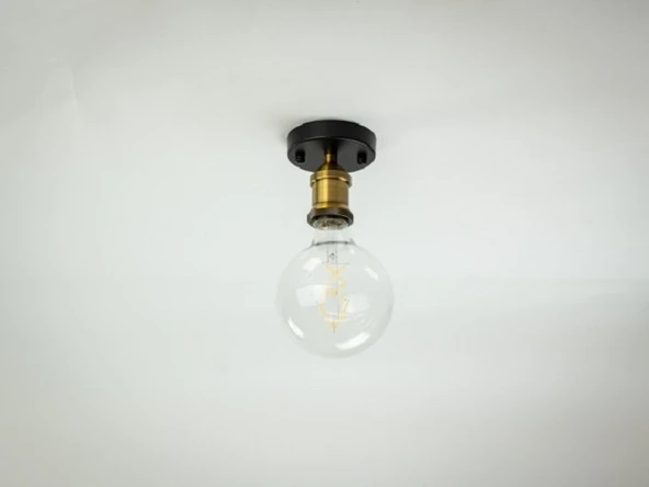 RİOLİGHT TEKLİ METAL PLOFONYER AVİZE ürün görseli 1