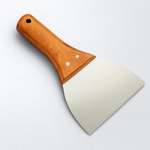 Macun Spatulası 11 cm Paslanmaz Çelik Esnek Uçlu Duvar Boya Alçı Sıva Uygulama Aparatı ürün görseli 1