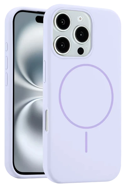 iPhone 16 Pro Max Kılıf Jully Magsafe Kapak - Lila ürün görseli 1