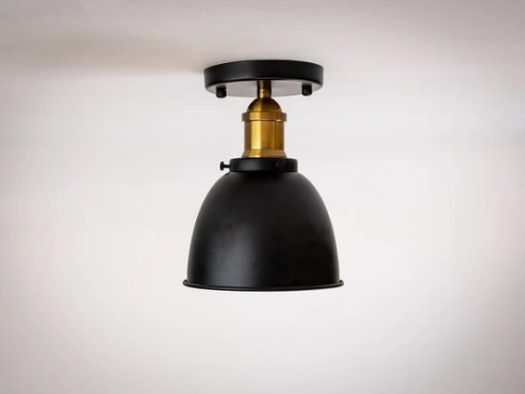 RİOLİGHT RETRO TEKLİ METAL TAVAN PLOFONYER AVİZE ürün görseli 1
