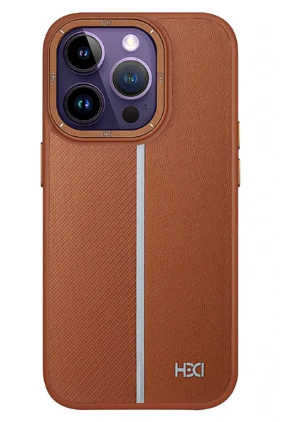 iPhone 14 Pro Max Kılıf HBC-155 Lizbon Kapak - Kahverengi ürün görseli 1