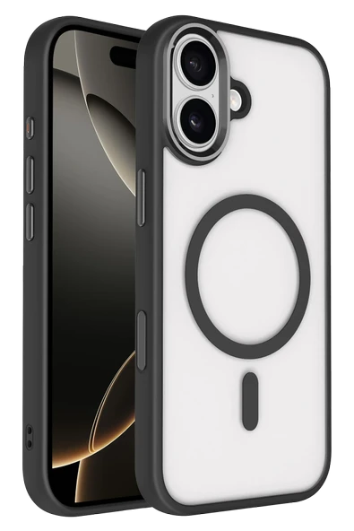Apple iPhone 17 Terea Magneticsafe Kapak - Siyah - Resim 2