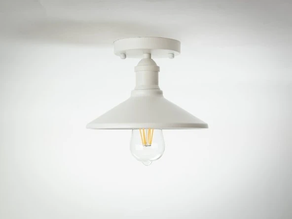 RİOLİGHT RETRO TEKLİ METAL PLOFONYER AVİZE ŞAPKA ÇAPI: 22CM ürün görseli 1