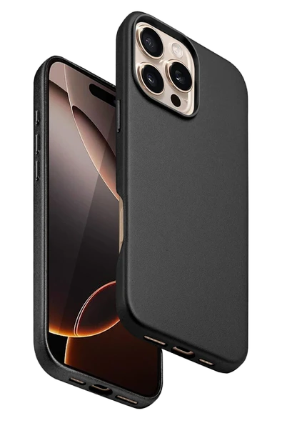 Fuchsia iPhone 16 Pro ile Uyumlu HBC-242 Dividing Kablosuz Şarj Özellikli Kapak - Siyah ürün görseli 1