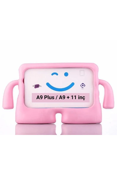 Fuchsia Galaxy Tab A9 Plus 11" ile Uyumlu KuKi Eğlenceli  Standlı Yumuşak Çocuk Tablet Kılıfı ürün görseli 1