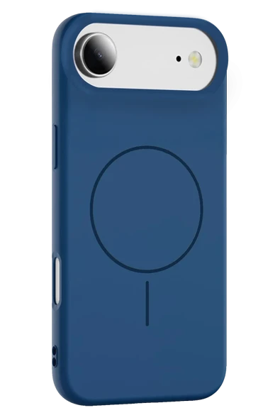 Fuchsia iPhone 17 Air ile Uyumlu Jully Kablosuz Şarj Özellikli Kapak - Lacivert ürün görseli 1