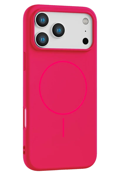 Fuchsia iPhone 17 Pro Max ile Uyumlu Jully Kablosuz Şarj Özellikli Kapak - Pembe ürün görseli 1