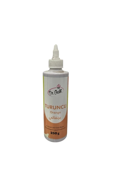 TURUNCU SU BAZLI LİKİT GIDA BOYASI 250 GR ürün görseli 1
