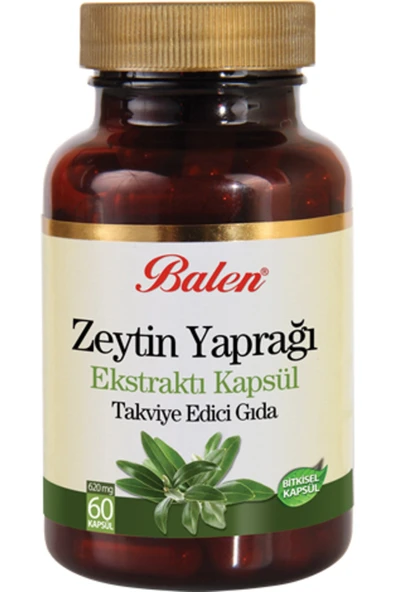Balen Zeytin Yaprağı Ekstraktı 620 mg 60 Kapsül ürün görseli 1