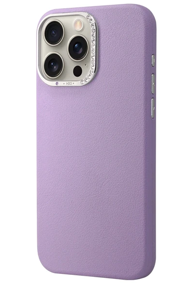 Fuchsia iPhone 14 Pro ile Uyumlu HBC-255 Viyana Kapak - Mor ürün görseli 1
