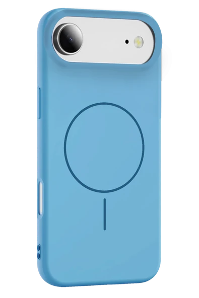 Fuchsia iPhone 17 Air ile Uyumlu Jully Kablosuz Şarj Özellikli Kapak - Mavi ürün görseli 1