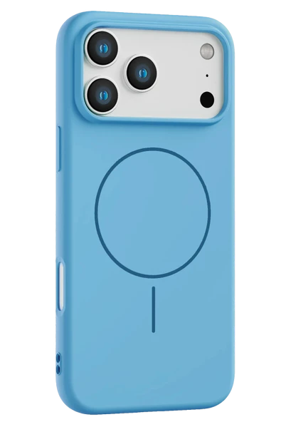 Fuchsia iPhone 17 Pro ile Uyumlu Jully Kablosuz Şarj Özellikli Kapak - Mavi ürün görseli 1