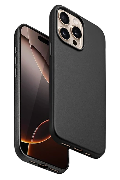 Fuchsia iPhone 14 Pro Max ile Uyumlu HBC-242 Dividing Kablosuz Şarj Özellikli Kapak - Siyah ürün görseli 1