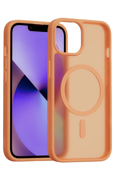 iPhone 15 Jota Magneticsafe Kapak - Turuncu ürün görseli 1