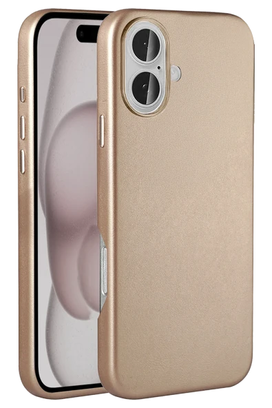 Fuchsia iPhone 16 ile Uyumlu HBC-242 Dividing Kablosuz Şarj Özellikli Kapak - Çöl Titanyum ürün görseli 1