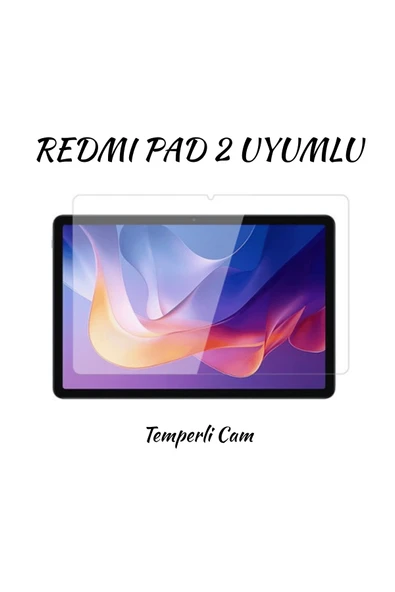 Redmi Pad 2 Uyumlu 11 inç Fuchsia Tablet Temperli Cam Ekran Koruyucu ürün görseli 1