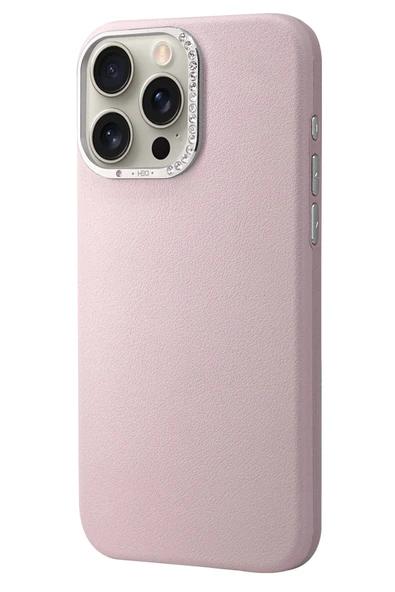 Fuchsia iPhone 14 Pro ile Uyumlu HBC-255 Viyana Kapak - Pembe ürün görseli 1