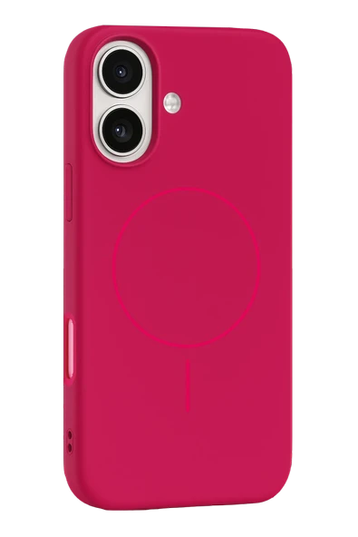 Fuchsia iPhone 17 ile Uyumlu Jully Kablosuz Şarj Özellikli Kapak - Pembe ürün görseli 1