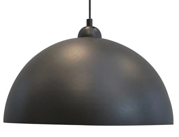 RİOLİGHT RETRO SİYAH TEKLİ METAL SARKIT AVİZE ŞAPKA ÇAPI: 30CM ürün görseli 1