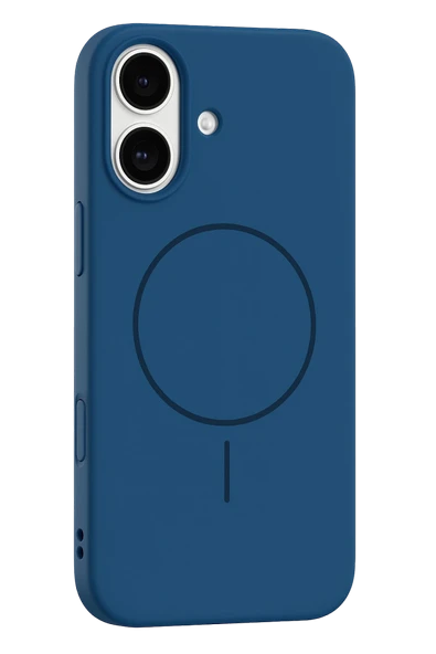 Fuchsia iPhone 17 ile Uyumlu Jully Kablosuz Şarj Özellikli Kapak - Lacivert ürün görseli 1