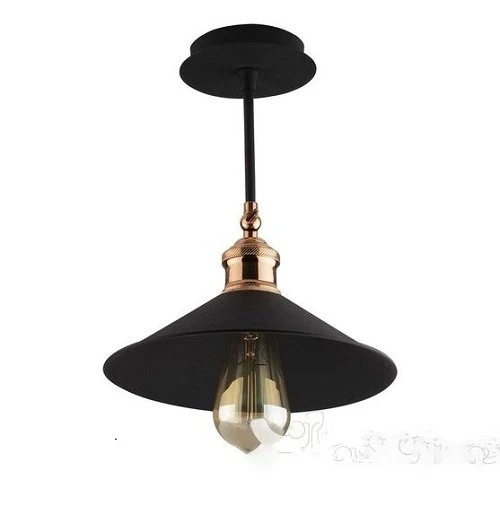 RİOLİGHT RETRO BAKIR MAFSALLI HAREKETLİ BAŞLIK TAVAN AVİZESİ ŞAPKA ÇAPI: 22CM ürün görseli 1