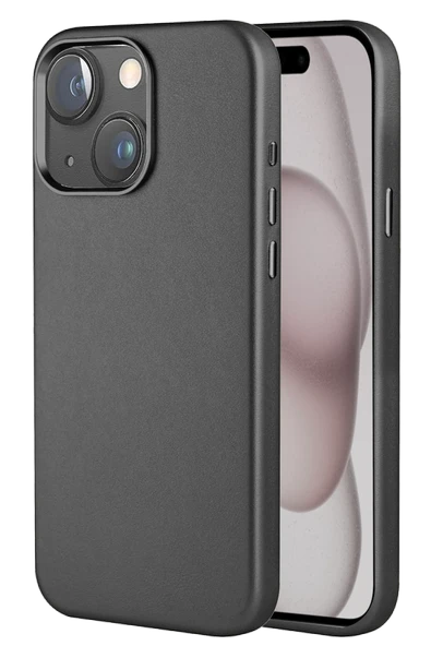 Fuchsia iPhone 14 ile Uyumlu HBC-242 Dividing Kablosuz Şarj Özellikli Kapak - Titan Gri ürün görseli 1